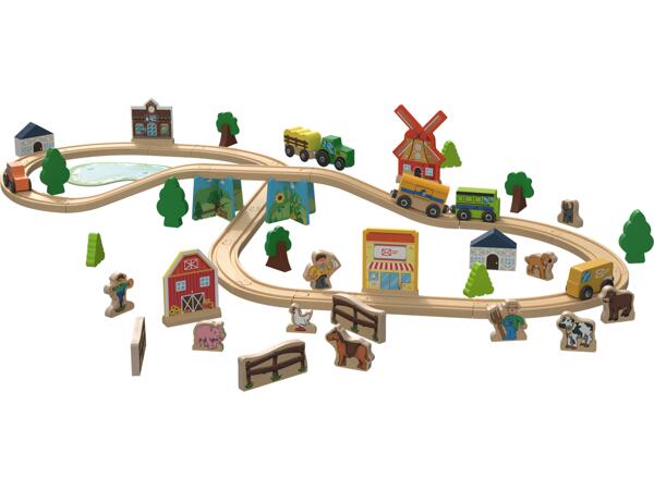 Wooden Train Set