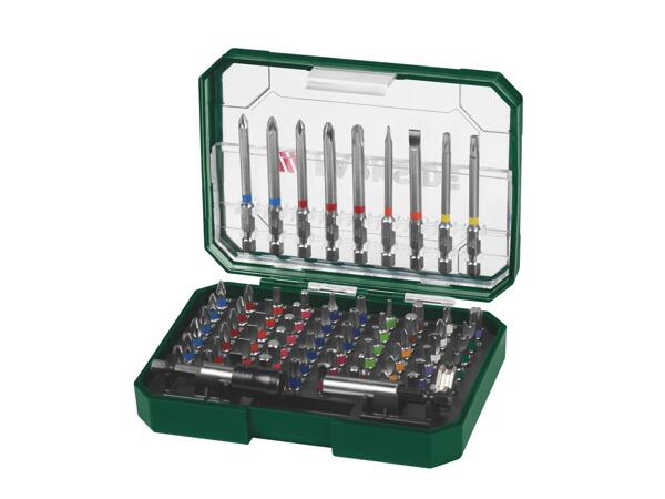 Bit set, 71 pieces or bit & socket set, 56 pieces