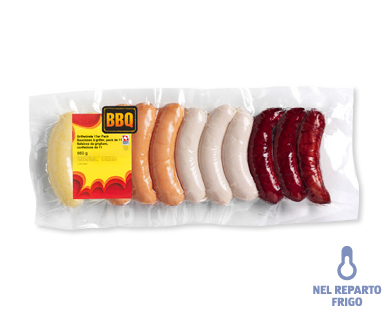 Salsicce da grigliare in confezione da 11 BBQ