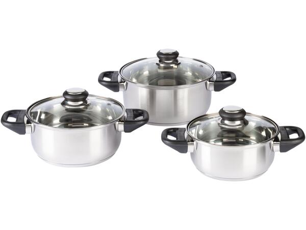Stainless Steel Pan Set