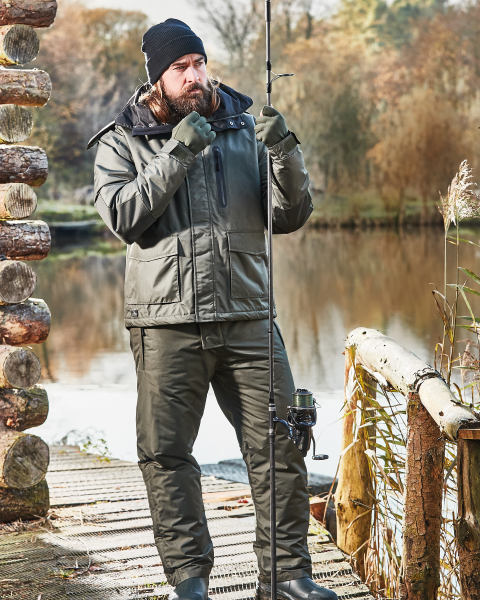Crane Padded Green Fishing Trouser