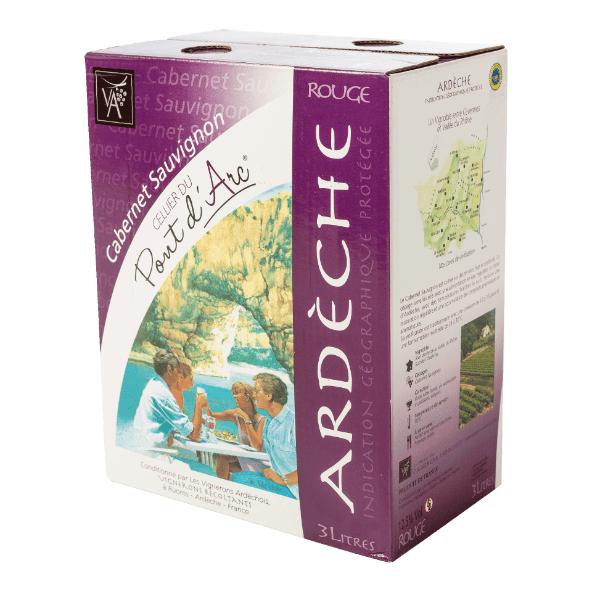 IGP Ardèche Cabernet Sauvignon, bag-in-box