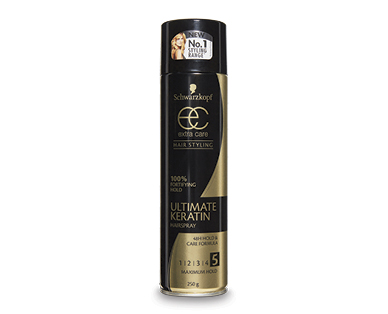 Schwarzkopf Ultimate Keratin Styling Hairspray 250g Or Blow-Dry Energiser 250ml