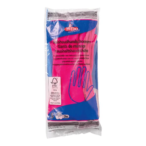 TWIDO HOUSEHOLD(R) 				Gants de ménage, 3 paires