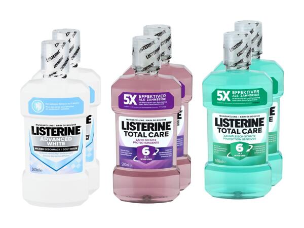 Bain de bouche Listerine, pack de 2
