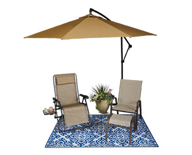 Gardenline Big & Tall Folding Recliner