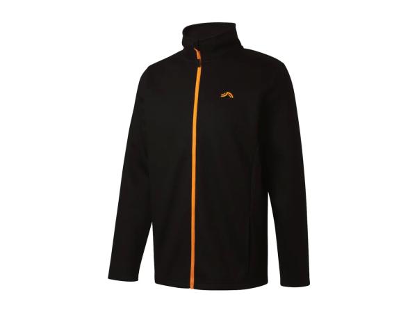 CRIVIT Men's Black Knitted Fleece Jacket