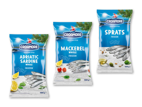 Hele brislinger, makreller eller sardiner
