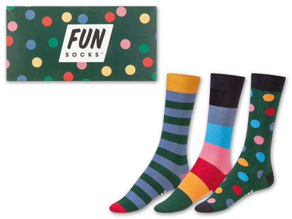 FUN Socks(R) Damen/Herren Socken, 3 Paar