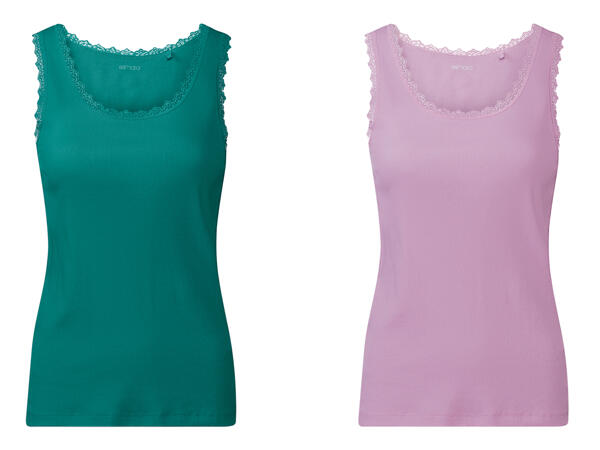 Ladies' Ribbed Vest Tops