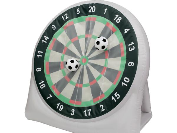 Uppblåsbar fotbollsdarttavla