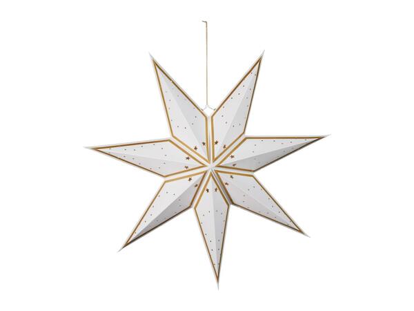 Livarno Home LED Christmas Star Lantern With Gold Trim