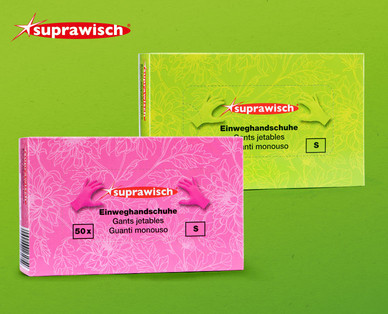 SUPRAWISCH Einweg-Handschuhe