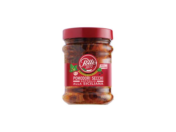 Dried tomatoes sicilian style