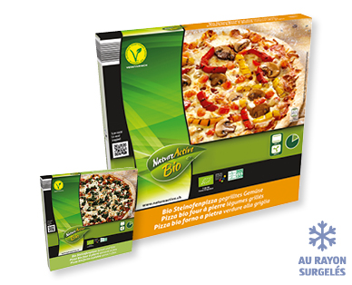 Pizza bio cuite dans un four en pierre NATURE ACTIVE BIO
