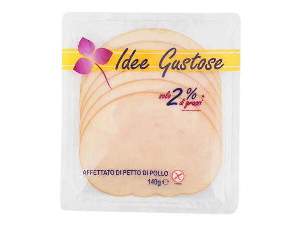 Gluten free sliced chicken