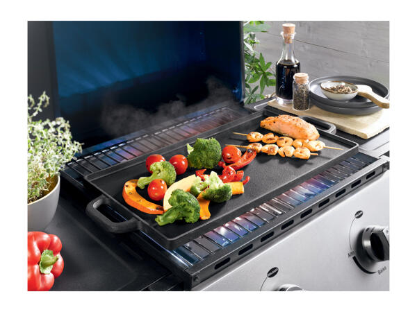 Grillmeister Cast Iron Griddle / Grill Pan