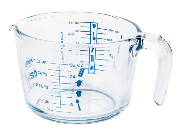 Pyrex Glass Measuring Jug/ Mixing Bowl / Quiche Flan Dish / Loaf Dish