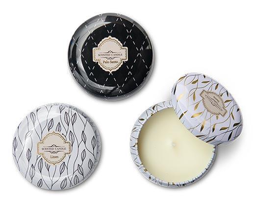 Huntington Home 3 Pack Mini Candle Tins