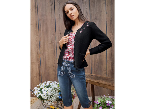 Damen Trachten-Jeans-Capri/-Shorts