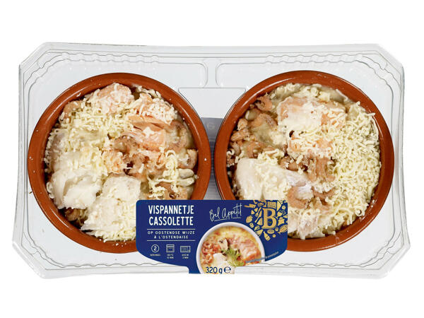 Cassolette de poisson à l'ostendaise