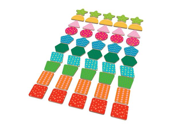 Playtive Wooden Magnetic Shapes/​Number/​Letters