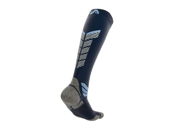 CRIVIT Kids' Black & Blue Winter Sports Socks - 1 Pair