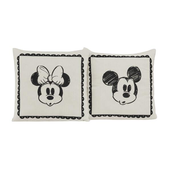 Mickey eller Minnie Mouse pude