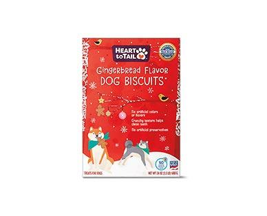 Heart to Tail Gingerbread Dog Biscuits
