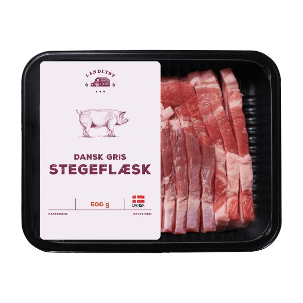 Stegeflæsk af dansk gris