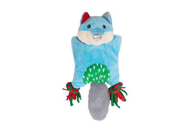 Plush & Rope Dog Toy - Fox