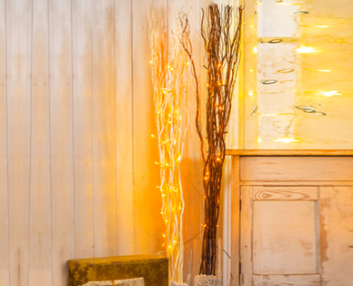 Branches lumineuses LED
