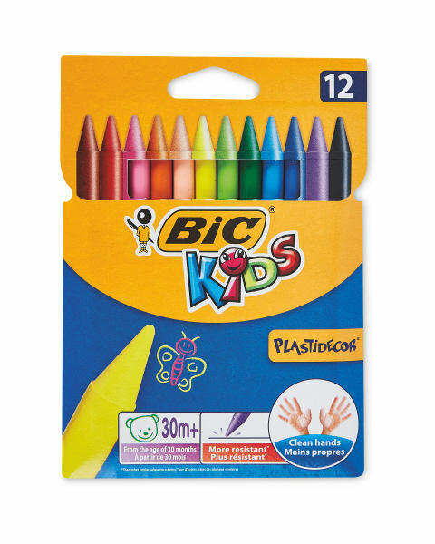 BIC Kids' Plastidecor Crayons