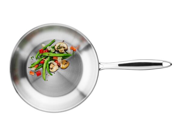 Livarno Home 24cm Stainless Steel Frying Pan