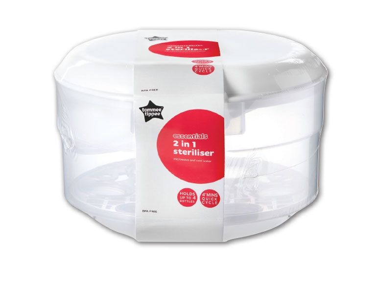 TOMMEE TIPPEE Microwave & Cold Water Steriliser 2-in-1