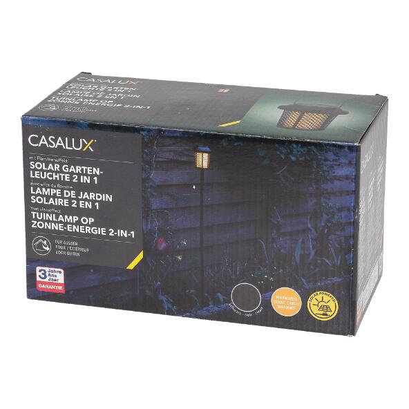 CASALUX(R) 				Gartenlampe mit Solarenergie