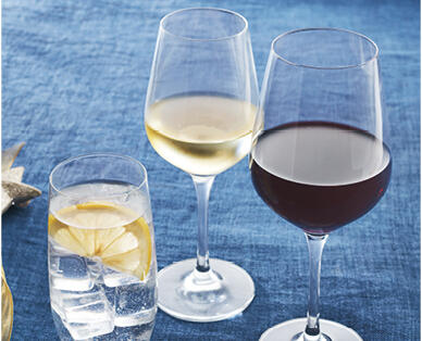 Crystal White Wine Glasses 6pk