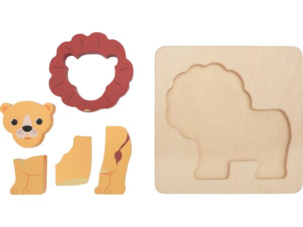 Dřevěné puzzle pro nejmenší