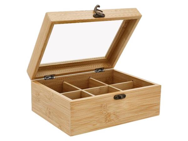 Bambusový box na čaj / Sada bambusových prkének, 2dílná