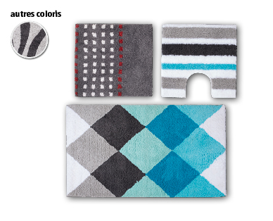 Lot de tapis pour salle de bain MY LIVING STYLE