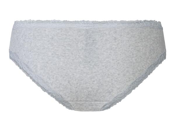 Esmara Ladies' Lace Trim Briefs - 5 Pack
