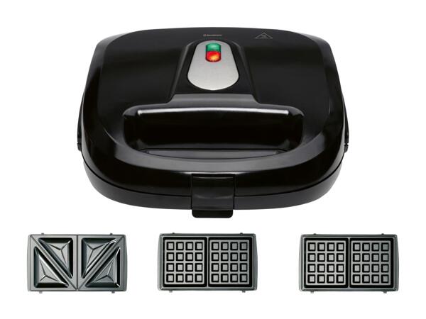 Sandwichmaker mit Wechselplatten