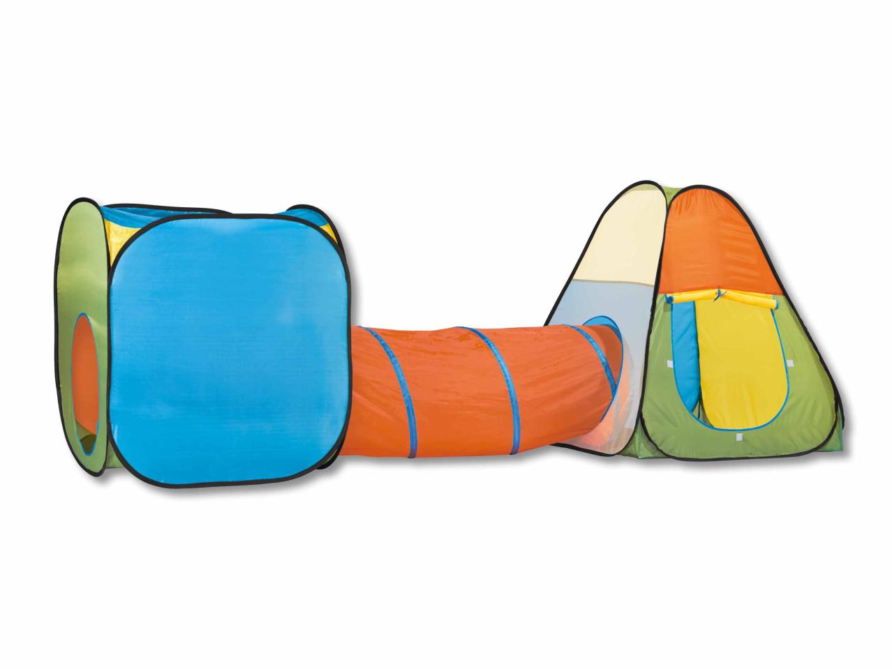 Set de jeu avec tentes et tunnel
