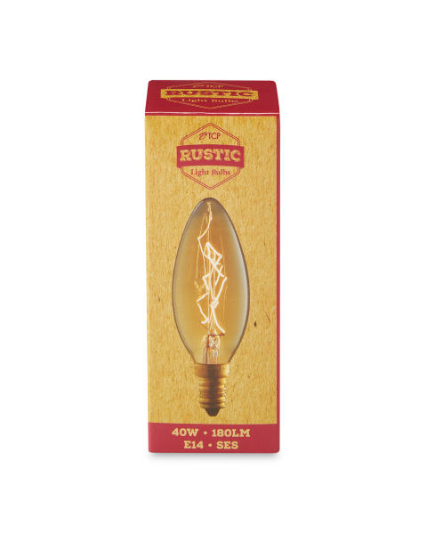 Antique Rustic Candle Lightbulb