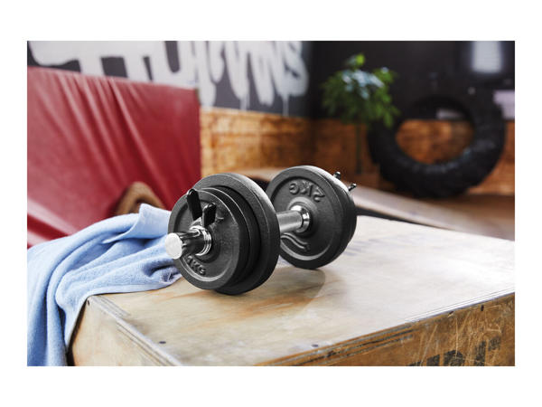 Crivit 10.5kg Dumbbell Set