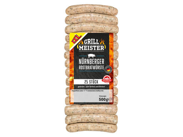 GRILLMEISTER Nürnberger Rostbratwürstel