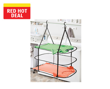 Easy Home 3-Tier Hanging Dryer or 3-Pack Wash Bags