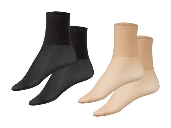 Socquettes fines, 2 paires