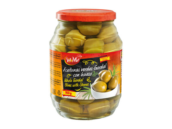 Sol & Mar Whole Gordal Olives with Stones