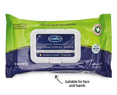 Antibacterial Wipes 40pk